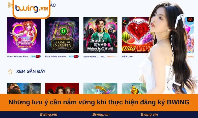 Những lưu ý cần nắm vững khi thực hiện đăng ký BWING