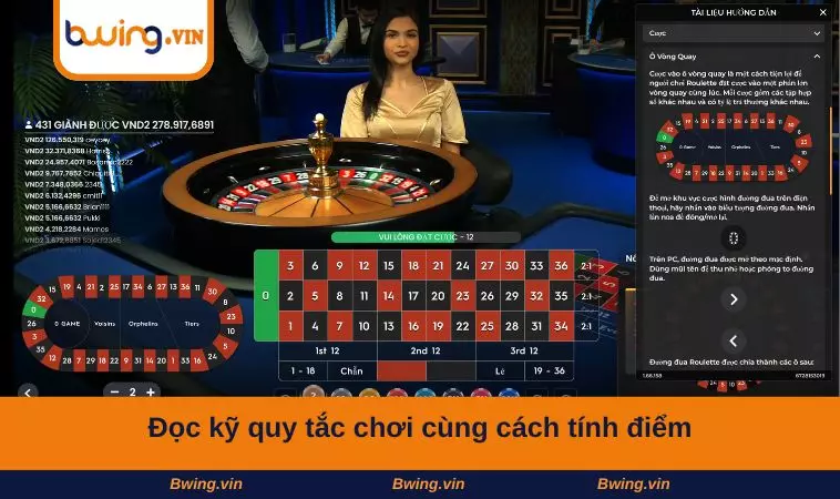 Đọc kỹ quy tắc chơi cùng cách tính điểmĐọc kỹ quy tắc chơi cùng cách tính điểm