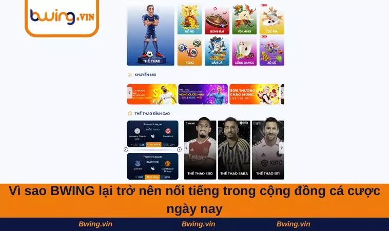 Vì sao BWING lại trở nên nổi tiếng trong cộng đồng cá cược ngày nay